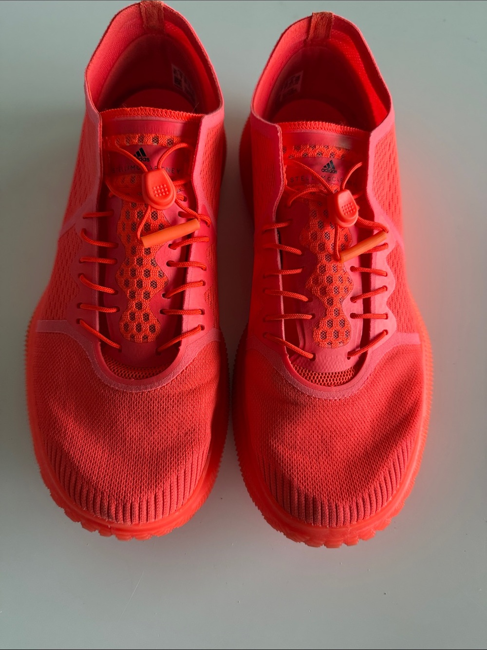 Adidas by Stella McCartney PureBoost Trainer Solar Red Coral Women's 8.5 Sneaker
